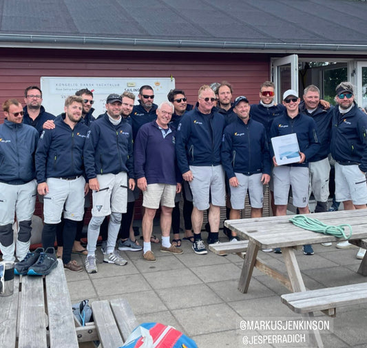 Winners of 12mR balticfleet at Wessels&Vett cup onboard Nini Anker
